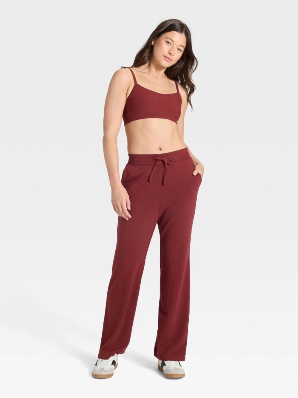 All In Motion Modal French Terry Flare Sweatpants Maroon XL NWT - Picture 3 of 6